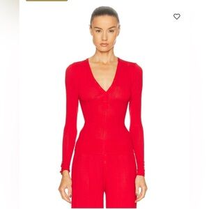 Negative Underwear Whipped Henley in Cerise